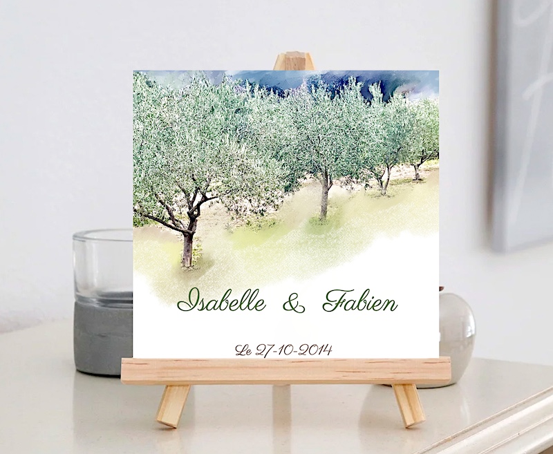 Faire-part de Mariage “Oliviers Éternels”