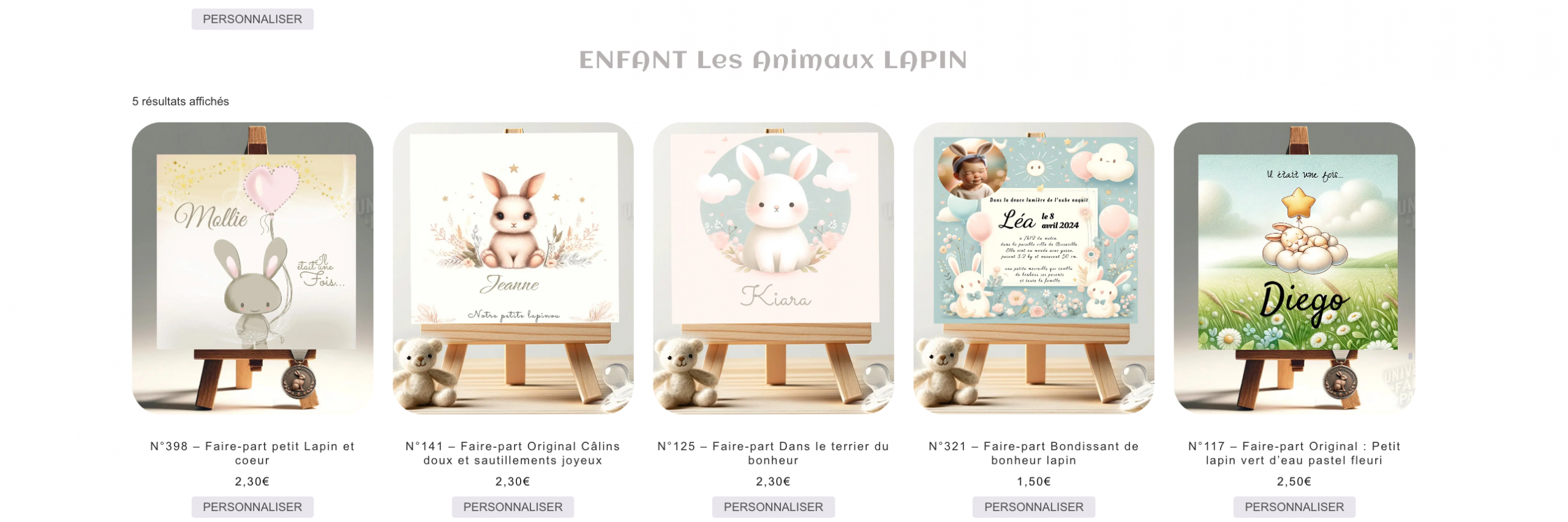 Découvrez Notre Collection de Faire-Part Lapin : Tendresse et Douceur pour Vos Annonces Spéciales